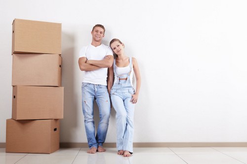 Man with van removal service in Brompton for local home and flat moves