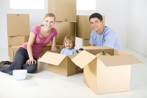 House removal team preparing a Brompton home move