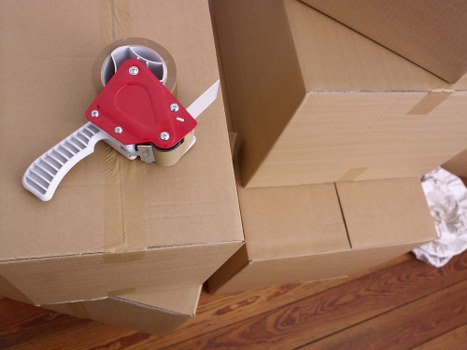 Office items being unloaded at a new Brompton workspace