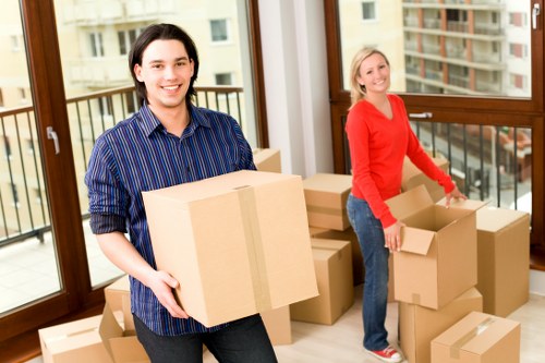 Commercial and residential man and van moving support near Brompton