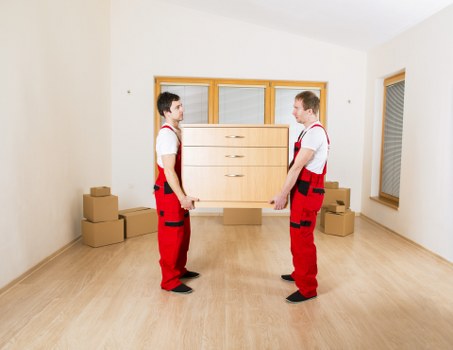 Careful packing and furniture handling for a Brompton flat move
